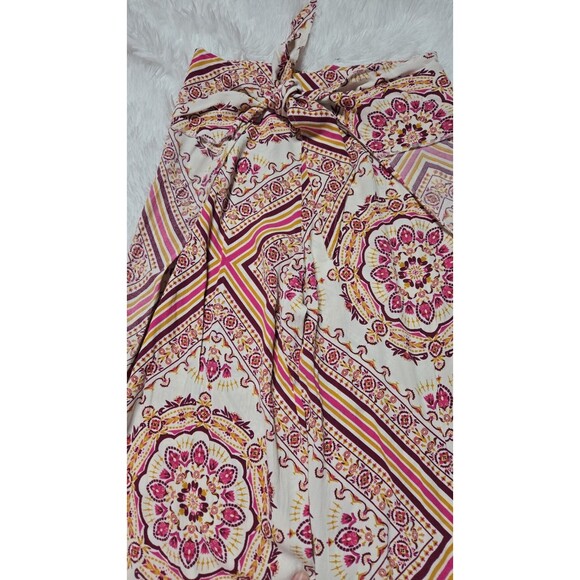 Forever 21 Bohemian Colorful Harem Festival Wide-Leg Pants Size Medium - Picture 8 of 12